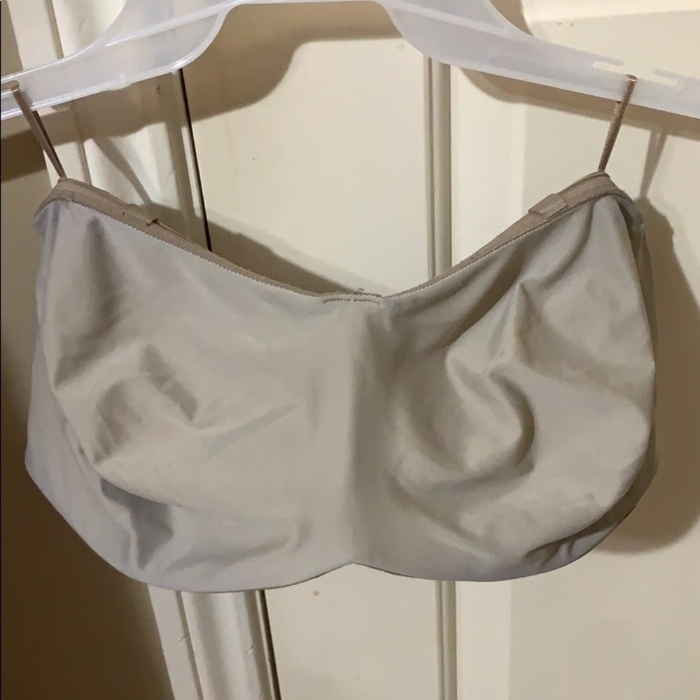 Lilyette Maidenform Beige Strapless Bra